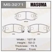 Колодки дисковые Masuma AN-312K (1/12), MS3271 MASUMA MS-3271