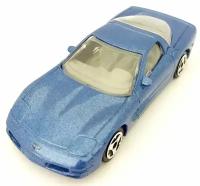 Chevrolet Corvette коллекционная машинка, масштаб 1:43, металл синяя