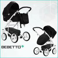 Детская коляска 2 в 1 Bebetto Torino (экокожа+ткань) 08_BIA
