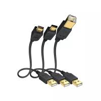 Inakustik Premium High Speed USB 2.0, 1 m, 01070001 (HDMI-кабели)