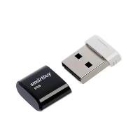 Флешки Smartbuy Флешка Smartbuy Lara, 8 Гб, USB2.0, чт до 25 Мб/с, зап до 15 Мб/с, черная