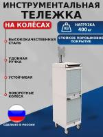 Тележка инструментальная компьютерная COMTEX 1М-2 №2,1423х500х541