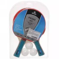 Набор для игры в настольный теннис Prime A03: ракетка 2 шт., шарик 3 шт