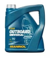 Моторное масло 2-х тактное Mannol 7208 Outboard Universal 4 л