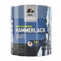 Эмаль на ржавчину Dufa Premium Hammerlack 3-в-1 гладкая RAL 7040 серый 0,75 л.