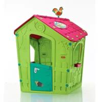 Игровой домик Keter Magic Playhouse зеленый/малиновый