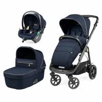 Коляска 3 в 1 Peg Perego Veloce Lounge Modular Special Edition, Blue Shine