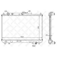 радиатор системы охлаждения Mazda 323 1.3-1.8i 89-94, 1025292SX STELLOX 10-25292-SX