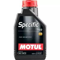 масло моторное motul specific 913c/d ford 5w-30 синтетическое 1 л 104559