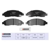 Торм. колодки дисковые передн. Isuzu D-Max I 02-, Mitsubishi Lancer Evo X 08- (M2624370) MARSHALL M2624370