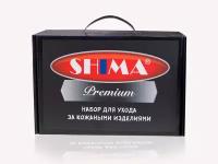 Набор по уходу за кожей SHIMA PREMIUM PROFI из 7 товаров (комплект по уходу за для ухода за кожаными изделиями) в подарочной упаковке - 4634444036989