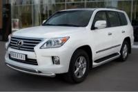 Lexus LX 570 2012-2015 Пороги труба d42 LLXТ-000866 LX 570 Lexus 2012-2015