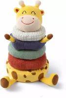Детская мягкая игрушка-погремушка жираф Tumama