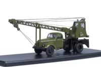 ZIL-164 AK-75 CRANE (USSR RUSSIAN) GREEN / ЗИL-164 автокран АК-75 зеленый