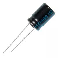 Конденсатор (capacitor) электролитический 680x25 (10x16) TK Jamicon 105C TKR681M1EG16M