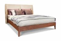 Кровать Сакраменто с мягким изголовьем, 160х200 см