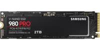 Твердотельный накопитель SSD M.2 2 Tb Samsung 980 PRO Series Read 7000Mb/s Write 5000Mb/s 3D NAND TLC MZ-V8P2T0BW