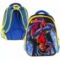 Рюкзак школьный, 39 см x 30 см x 14 см, Человек-паук