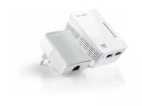 Комплект адаптеров Powerline TP-LINK TL-WPA4220KIT 2x10/100Mbps 500Mbps 802.11n 300Mbps