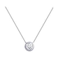 Колье Diamant online с танцующим фианитом Swarovski 265421, Серебро 925°, 40-45