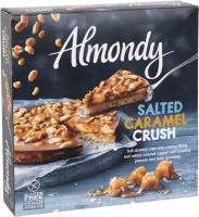 Торт мягкий миндальный Almondy с соленой карамелью и арахисом без глютена