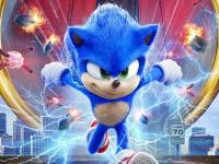 Плакат, постер на бумаге Sonic the Hedgehog/Соник в кино/игровые/игра/компьютерные герои персонажи. Размер 30 х 42 см