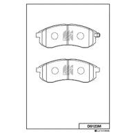 Колодки тормозные дисковые передн Mitsubishi L200 KASHIYAMA D6123M