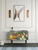 Комод - STORYZ - S1 Arearea by Paul Gauguin, 93 x 69 x 48 см, Серый