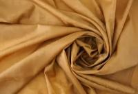 Ткань подклад из вискозы с эластаном цвета темного золота