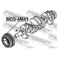 Шкив коленвала 4m41, MDS4M41 FEBEST MDS-4M41