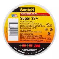 3M Scotch Super 33+ USA * ПВХ * 20 метров * 19мм * 177мкм * изолента сделана в США