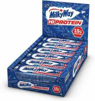 Milky Way Hi Protein шоколадные протеиновые батончики 50гр х 12шт