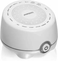 Marpac Yogasleep Whish White Noise Sound Machine 16 натуральных и успокаивающих звуков с регулятором громкости, 1,3 кг, белый