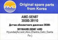 Датчик абсолютного давления Amd AMD.SEN87 Hyundai / Kia (Mobis): 39300-22600 39300-38110