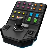 Панель управления Logitech G Saitek Farm Simulator Vehicle Side Panel черный USB (в компл.:держатель