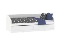 Кровать Hoff Акварель, 204,2х70х94,6, цвет белый