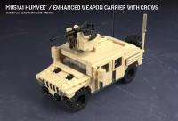 Конструктор Брикмания M1151A1 HUMVEE - Enhanced Weapon Carrier with CROWS