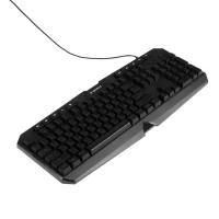 Клавиатуры Gembird Клавиатура Gembird KB-G420L, игровая, проводная, 114 клавиш, подсветка, USB, чёрная