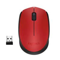 Мышь беспроводная Logitech M171 red (USB, оптическая, 1000dpi) (910-004645)