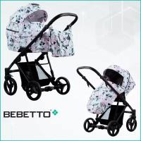 Детская коляска 2 в 1 Bebetto Nitello FLOWERS 12_CZM