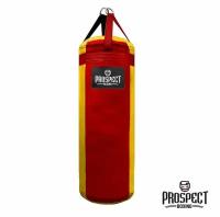 Вертикальный боксёрский мешок Prospect Boxing из натуральной кожи 180/40 см, 65 кг / Боксерская груша