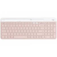 Клавиатура офисная Logitech K580 (розовый)