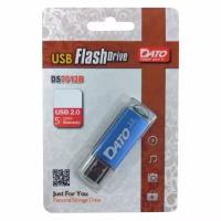 Флешка USB DATO DS7012 64ГБ, USB2.0, синий [ds7012b-64g]