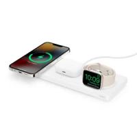 Беспроводная зарядная панель Belkin BOOST↑CHARGE™ PRO 3-в-1 с MagSafe White