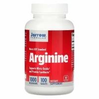 Jarrow Formulas, Arginine, 1000 mg, 100 Tablets