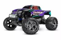 Машины на радиоуправлении TRAXXAS Stampede 1:10 STAMPEDE W/LED PURPLE 2WD Brushed TQ