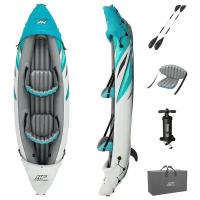 Bestway Байдарка Rapid X2 Kayak 2-х местная 312 х 98 см (весла,насос,плавники,сумка) 65142