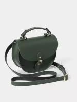 Сумка кожаная Cambridge Satchel The sla Crossbody Bag (Racing Green)