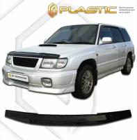 Дефлектор капота для Subaru Forester 1997-2000 Classic черный