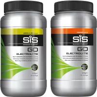 Изотоник SCIENCE IN SPORT (SiS) GO Electrolyte Powder 2 x 500 г, Лимон-лайм, Апельсин